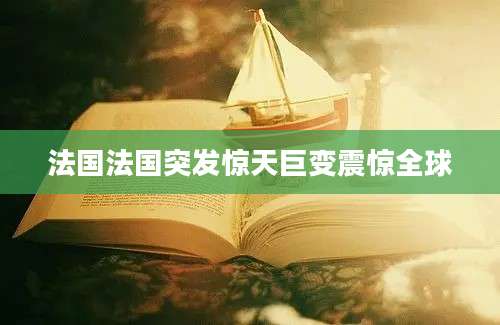 法国法国突发惊天巨变震惊全球