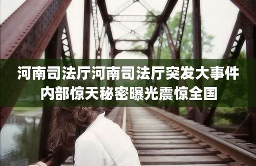 河南司法厅河南司法厅突发大事件内部惊天秘密曝光震惊全国