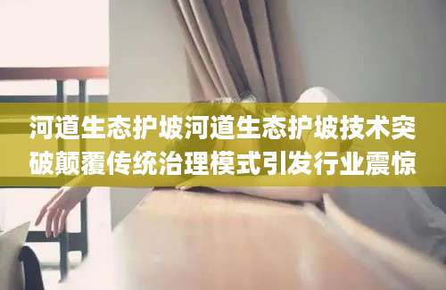河道生态护坡河道生态护坡技术突破颠覆传统治理模式引发行业震惊