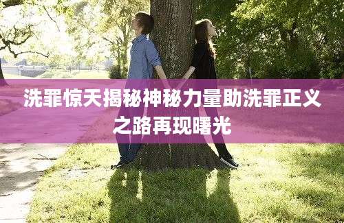 洗罪惊天揭秘神秘力量助洗罪正义之路再现曙光