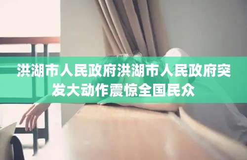 洪湖市人民政府洪湖市人民政府突发大动作震惊全国民众
