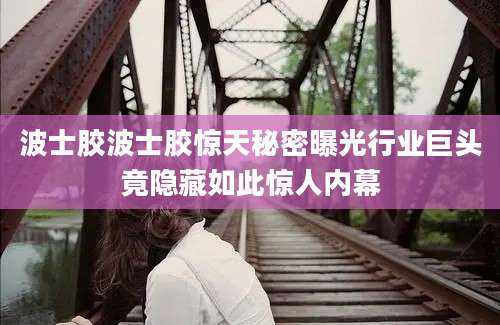波士胶波士胶惊天秘密曝光行业巨头竟隐藏如此惊人内幕