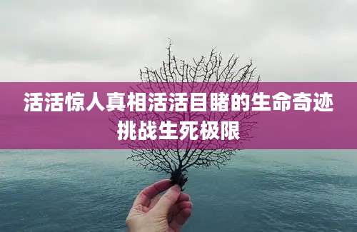 活活惊人真相活活目睹的生命奇迹挑战生死极限