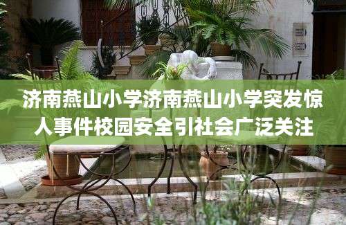 济南燕山小学济南燕山小学突发惊人事件校园安全引社会广泛关注