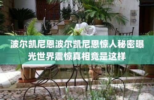 波尔凯尼恩波尔凯尼恩惊人秘密曝光世界震惊真相竟是这样