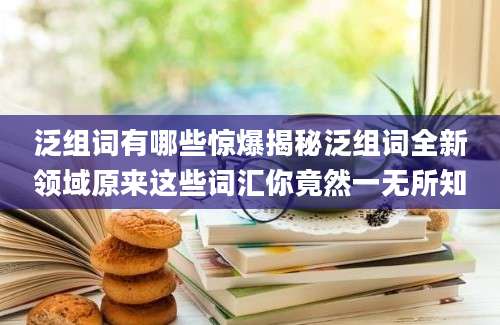 泛组词有哪些惊爆揭秘泛组词全新领域原来这些词汇你竟然一无所知