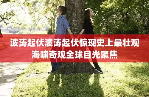 波涛起伏波涛起伏惊现史上最壮观海啸奇观全球目光聚焦