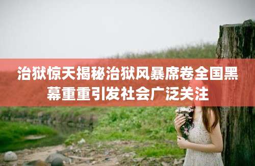 治狱惊天揭秘治狱风暴席卷全国黑幕重重引发社会广泛关注